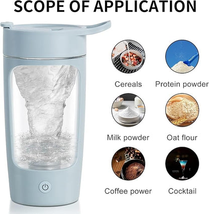 Rechargeable Electric Protein Shaker Bottle