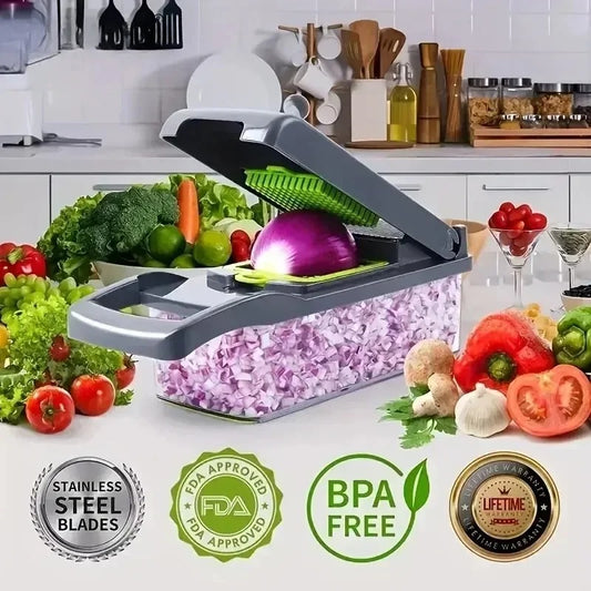 16-1 Multifunctional Vegetable Slicer & Chopper