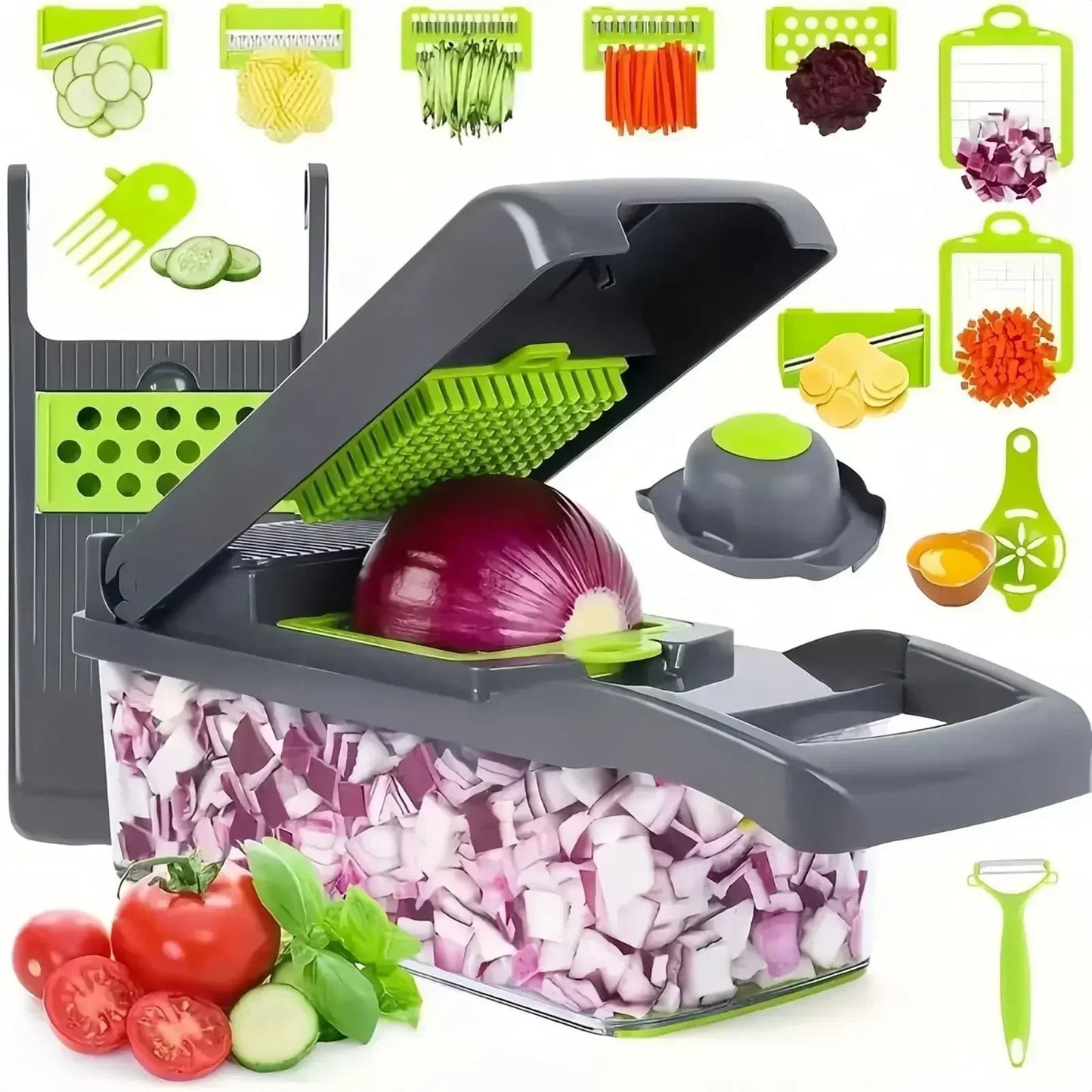 16-1 Multifunctional Vegetable Slicer & Chopper